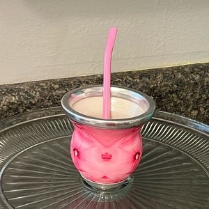 ARGENTINIAN GLASS MATE WITH BOMBILLA